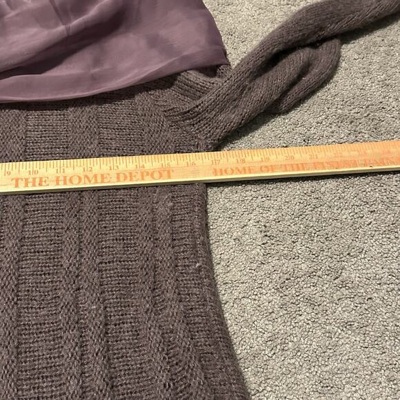 Soft Surroundings Women Small Tamara Tunic Top Knit Long Sleeve Purple - Picture 8 of 9